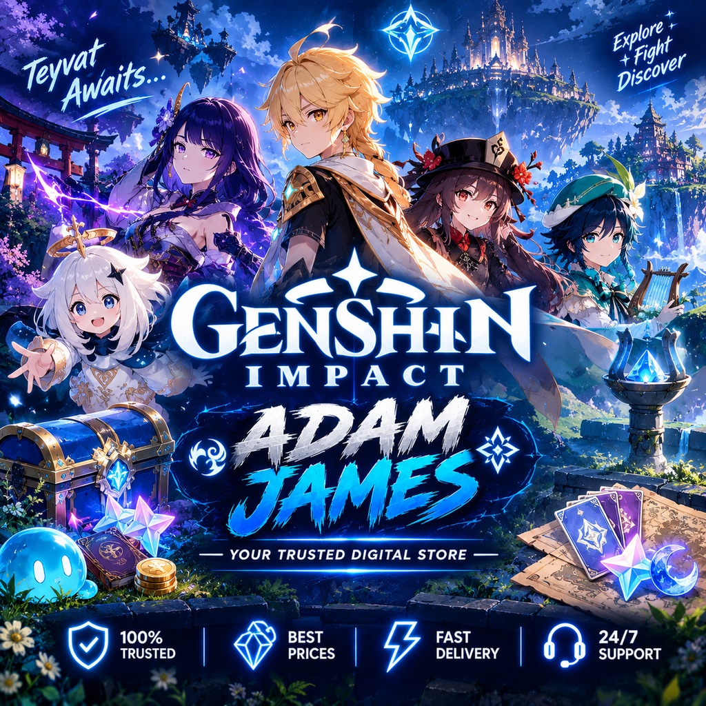 Genshin Impact Account [ASIA] AR55 | Kaedehara Kazuha + Kamisato Ayato + Tartaglia | 4x 5★ Legendaries & 1x 5★ Weapon | 335 Achievements | Full Access | Auto Delivery