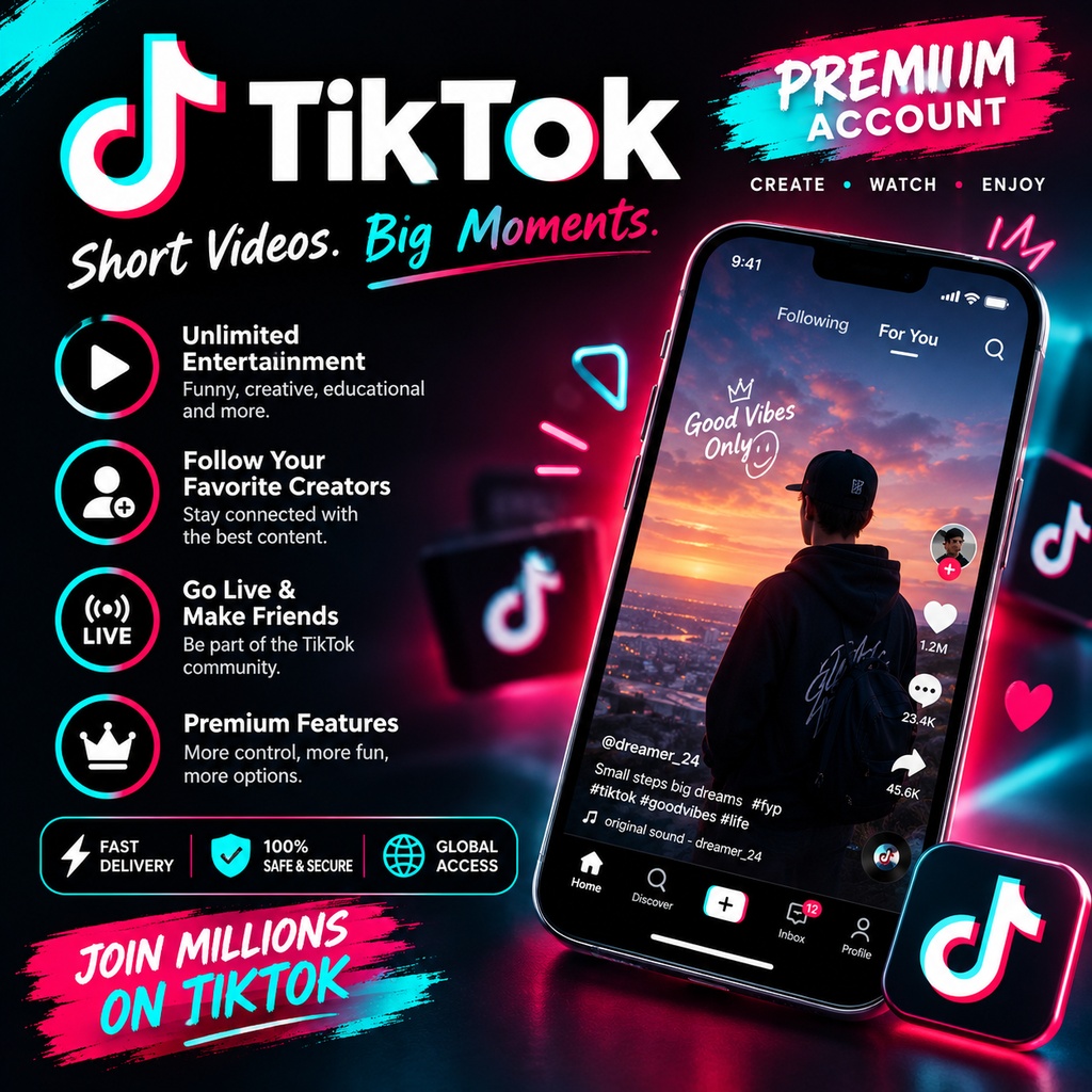 TikTok Live Access Account (Global) | Live Studio Enabled | PC Streaming Ready