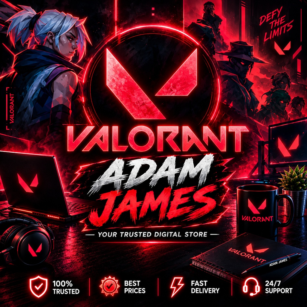 Valorant EU Account | Level 34 | 5 Skins (Prime Vandal, Reaver Phantom) | 10+ Agents | Unranked | Full Email Access | Instant Delivery